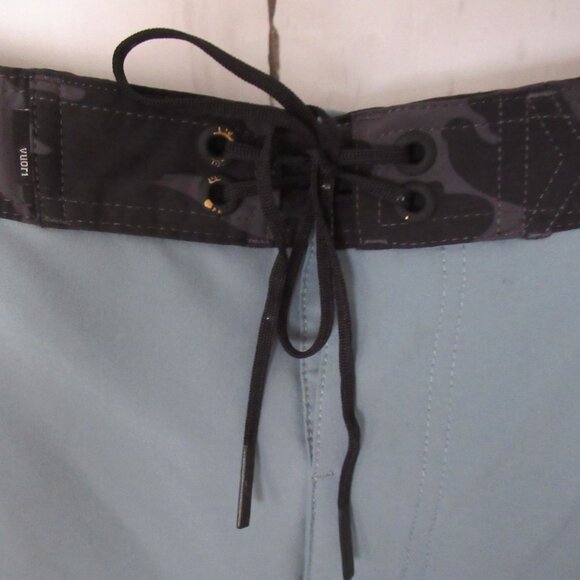 Vuori Infinity Board Shorts 36 Green Black Unlined Swim Trunks XL - Picture 5 of 8